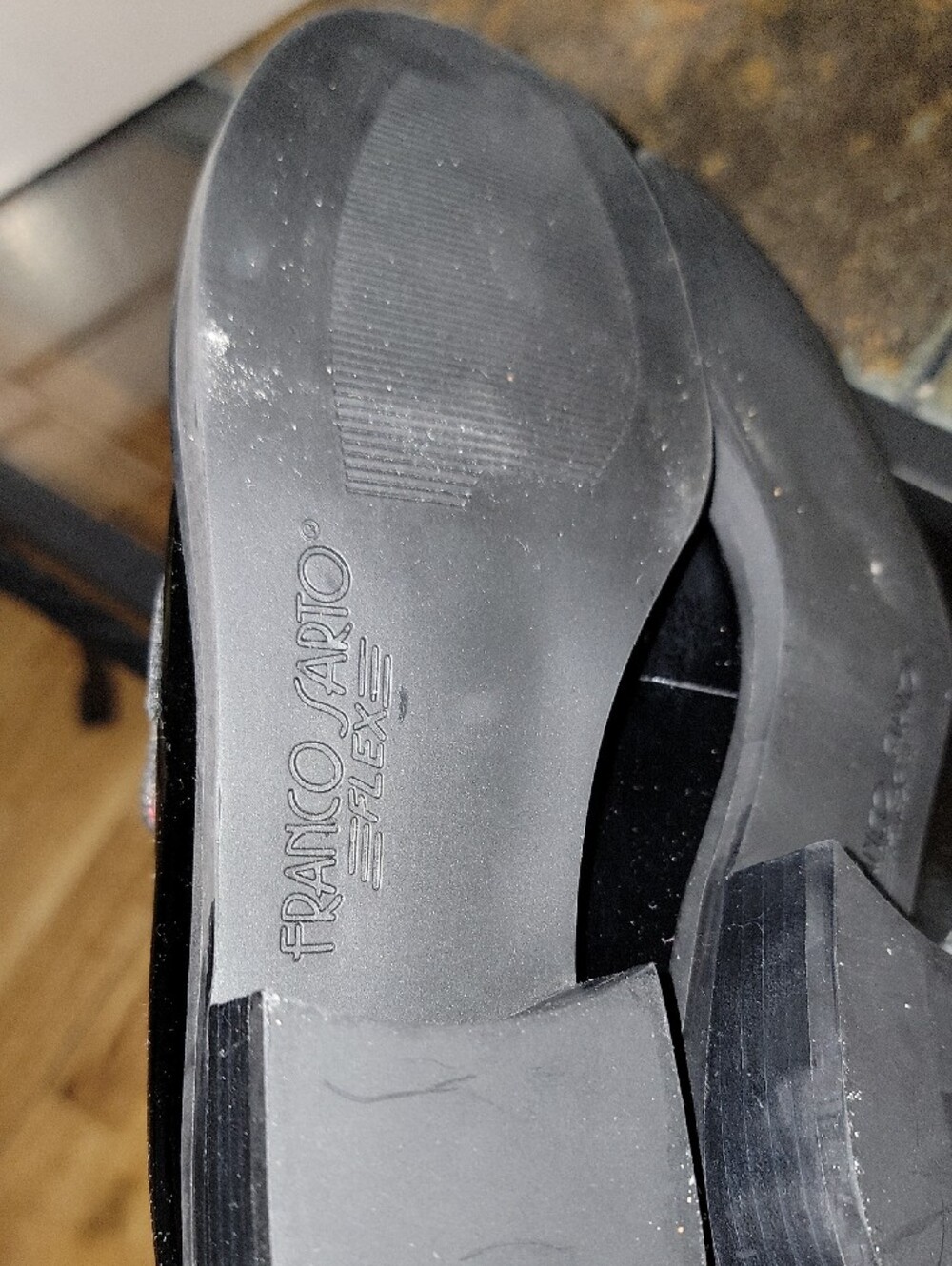 Franco SartoWomen's Bocca Slip-on Black Patent Slip-On Loafers Size 5 N - Picture 7 of 10
